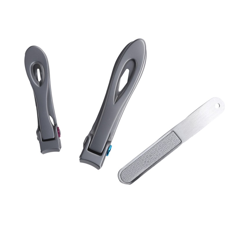 Nail Clipper Big Mouth Nail Cutter File Dead Skin Removal