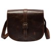 FLY London Women's Glou751fly Cross Body Bag, Dark brown