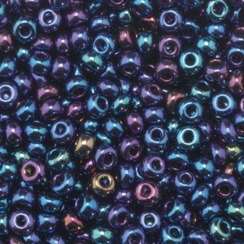 Efco Indian Beads Metallic ø 2,6 mm 17 g Blue