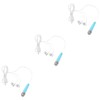 SUPVOX 3pcs Mini Headphones for Portable Handheld Mic for Voice