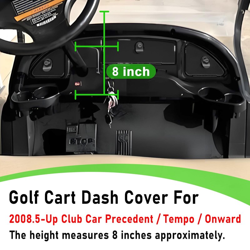 Shu-Ran Golf Cart Dashboard Compatible with 2008.5-Up Club Car Precedent
