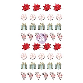 Prima Marketing Inc Candy Cane Lane Collection Puffy Stickers 655350998929 Candy Cane Lane (Frank G) Embellishment