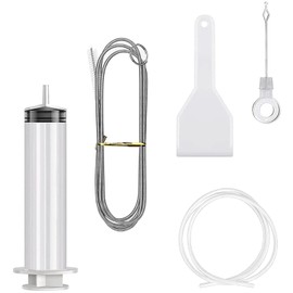 5 PCS Fridge Drain Hole Cleaning Tool Fridge Cleaning Kit Reusable Refrigerator Drain Dredging Tool Kit Refrigerator Drain Hole Cleaning Tool Kit Fridge Cleaning Syringe Drain Pipe Cleaning Brush
