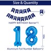 NANINUNENO 18th Birthday Party Decorations In Blue Boys And Girls,