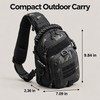 Outdoor Camping Chest Bag – Tactical Sling Backpack with Adjustable