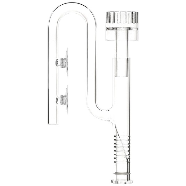 JARDLI Glass Mini Lily Pipe Enema Surface Skimmer for Nano