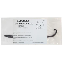 Tierra de Colores - Vainilla Organica Entera Y 100% Natural De Papantla 1 Vaina