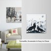 Spshian Decorative Light Switch Cover Plate Black White Ink Forest