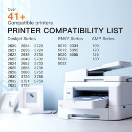 E-Z Ink 65XL 65 Ink Cartridge for Envy 5055 Deskjet 3755: Remanufactured Replacement for HP Ink 65 XL Combo Pack to use with Envy 5052 DeskJet 2652 2655 3752 Printer (1 Black & 1 Tri-Color, 2 Pack)