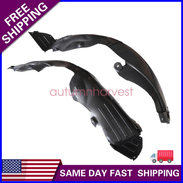 Soillar Set of 2 Fender Liner Front Driver & Passenger