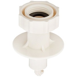SANEI G1/2 PT3360 Washing Machine Nipple with Auto Stop Function for Coupling Faucets, White