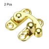 Antique Vintage Lock Clasp Right Latch Hook Hasp 33mmx28mm Swing