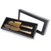 Dicunoy 2 PCS Gold Cake Knife and Server Set, Wedding