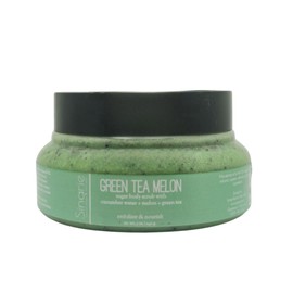 Exfoliating Sugar Scrub for Body – Hydrating Moisturizing Body Polish with Natural Oils – Gentle Spa Skincare for Smooth, Glowing Skin (5 oz., Green Tea Melon (Green Tea, Cucumber Water & Melon))