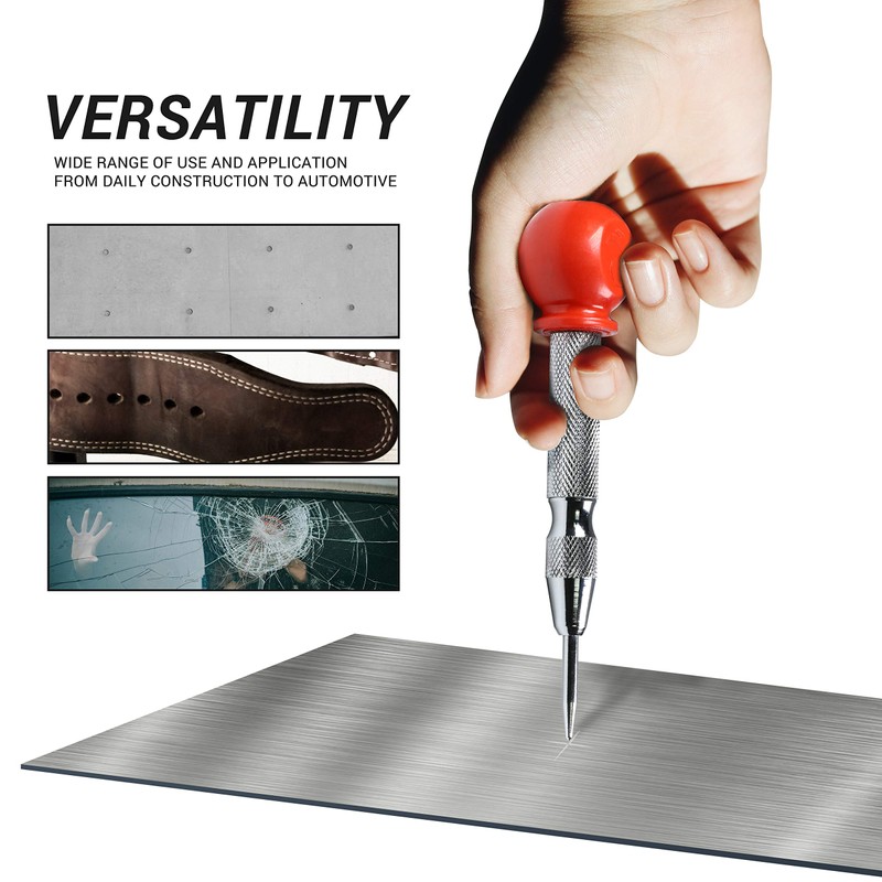 Rok Hardware 5-1/8" Automatic Spring Loaded Steel Center Hole Punch