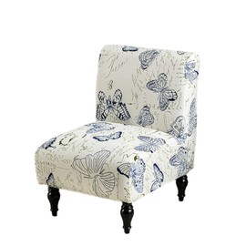 Eco-Ancheng - Funda para silla sin brazos, extraíble para sillas sin brazos, lavable, sin brazos, funda protectora para silla sin brazos, fundas protectoras para muebles para sala de estar, comedor y