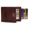 Otto Angelino Top Grain Leather Wallet with Money Clip -
