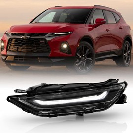 ACANII - For 2019 2020 2021 2022 Chevy Blazer Upper LED DRL Running Light Driving Lamp Replacement Left Driver Side
