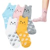 ZSRVAJ 5 Pairs Of Cat Socks, Socks Womens 4-7, Cute