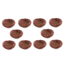 Yardenfun 10 Pcs Simulated Bird Nest Rustic Table Decor Cockatiel Ornament Winter Centerpieces for Table Table Arrangement Centerpiece Garden Bird House Easter Birds Decorations Birds Nests