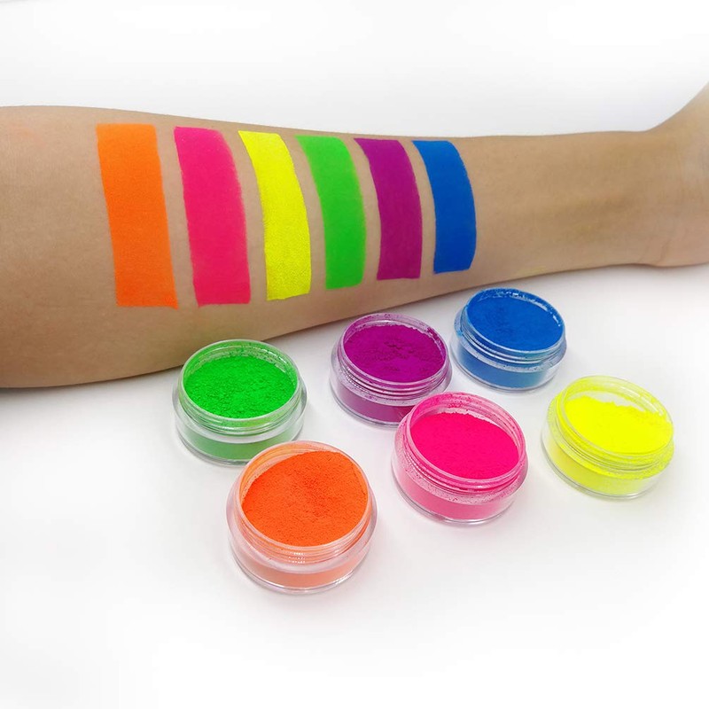 FindinBeauty - Juego de 6 sombras de ojos con pigmentos