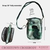 KEDZIE Crosstown Crossbody Zipper Bag with Adjustable Strap
