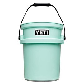 YETI Loadout 5-Gallon Bucket, Impact Resistant Fishing/Utility Bucket, Seafoam
