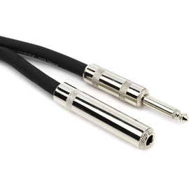 Pro Co S14QQF Speaker Extension Cable - 1/4-inch TS Female to 1/4-inch TS Male - 6 foot