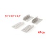 Sourcingmap Cabinet Cupboard Drawer Lock Strike Plate Replacements 3.8cmx2cmx0.9Cm