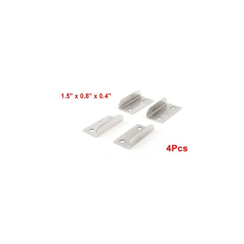 Sourcingmap Cabinet Cupboard Drawer Lock Strike Plate Replacements 3.8cmx2cmx0.9Cm