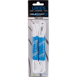 Schreuders Sport Nijdam Round Laces - White, 180 cm