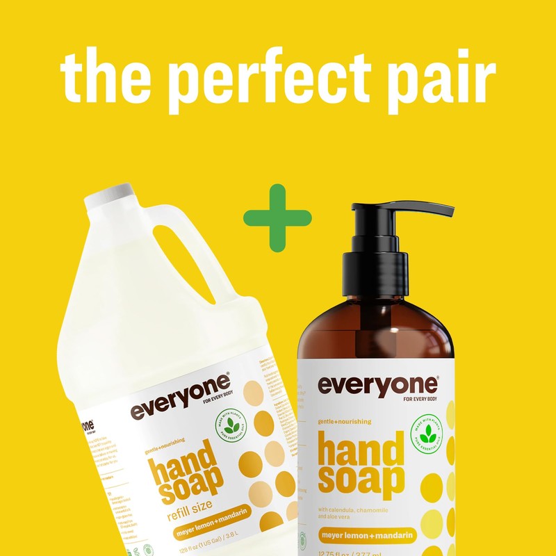 Everyone Liquid Hand Soap Refill, 32 Ounce (Pack of 2),