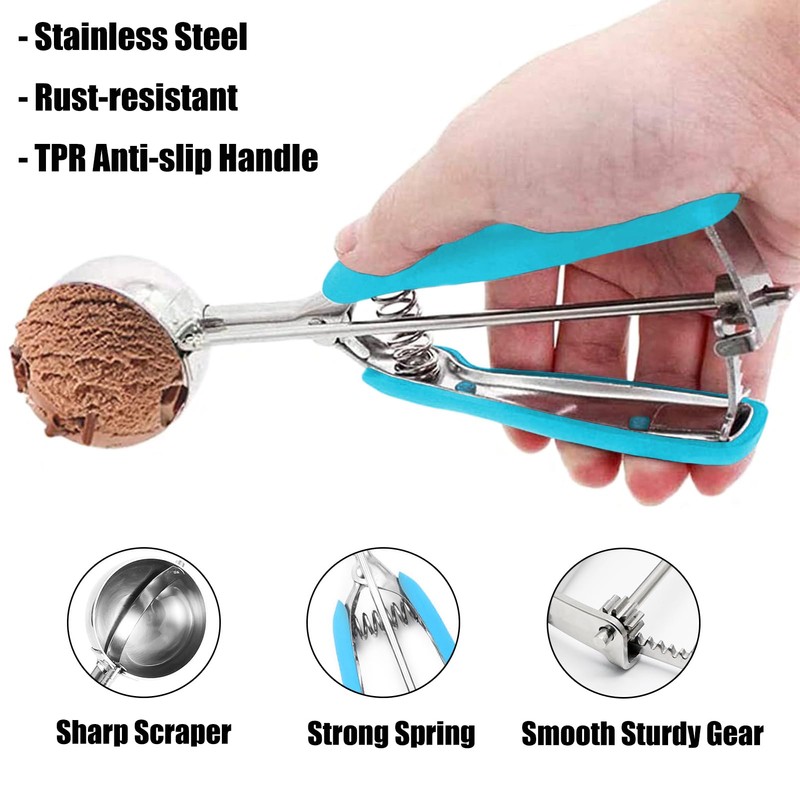 KXF Ice Cream Scoops with Easy Trigger Release 3 Tbsp