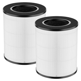 AP-T20FL Replacement Filter for HoMedics AP-T20 and AP-T20WT Air Purifie-r, 3-in-1 H13 True HEPA AP-T20 Filter, 2 Pack