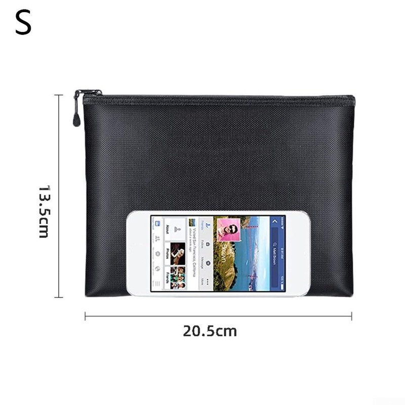 Fireproof Bag for Valuables, Ultra Safe Protection, Fireproof Sewing Thread,