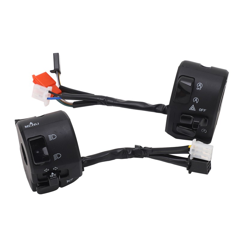 Motorcycle Handlebar Switch 7/8inch Light Trumpet Universal Handlebar Switch Replacement