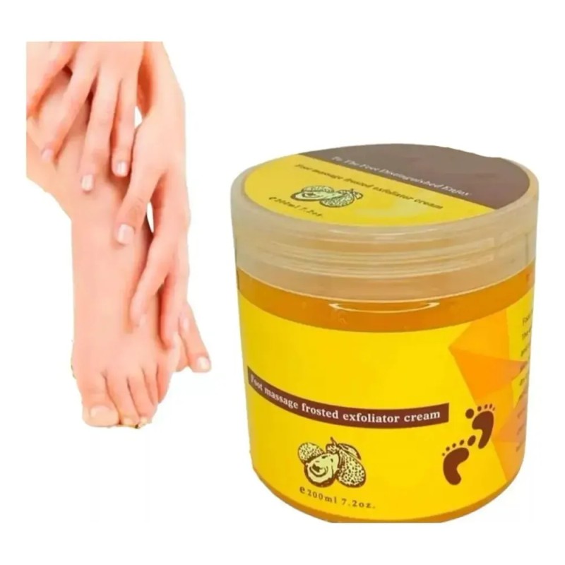 Set De 6 Tarros De Gel Exfoliante De Pies, Suaviza
