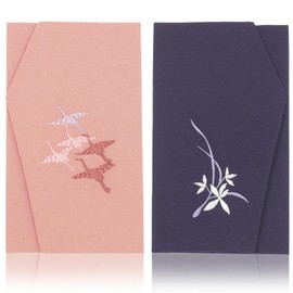 Style Fukusa - Fukusa Ceremonial Set for Celebrations and Condolences, For Weddings (Noto Chirimen Embroidery), For Both Celebrations and Condolences, Right Opening and Left Opening Compatible, Gift
