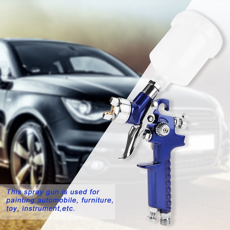 H-2000A Professional 0.8mm Nozzle 125ml Pneumatic Spray Gun For Car