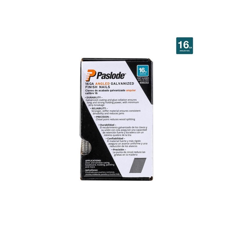 2-1/2 in. x 16-Gauge Galvanized Angled Finish Nails (2,000-Pack)2,000