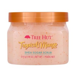 TREE HUT, Tropical Mango Shea Sugar Scrub, Exfoliante Corporal de Azúcar Natural con Manteca de Karité y Esencia de Mango, Exfolia e Hidrata la Piel, 510 gramos