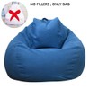 BAODBF Bean Bag Cover without Filling 100 x 120 cm