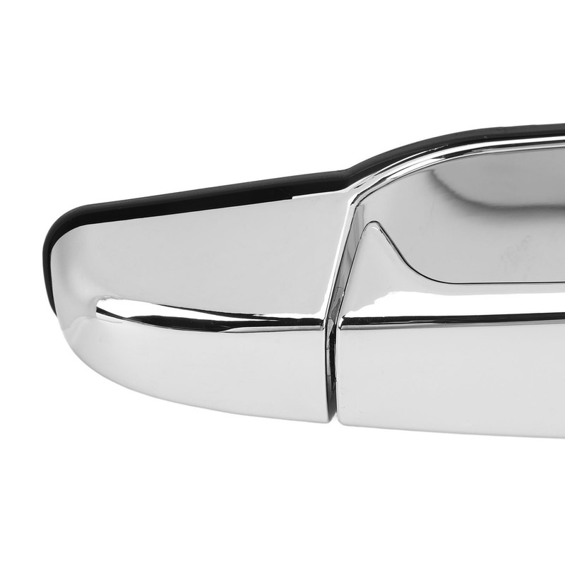 2pcs Exterior Chrome Door Handle ABS Plastic Automotive Outside Door