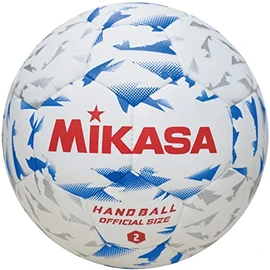 MIKASA Handball, New Regulation No. 2 (For Junior High School Boys), Artificial Leather, White, HB240B-W, Recommended Internal Pressure 0.200-0.250 (kgf/cm))