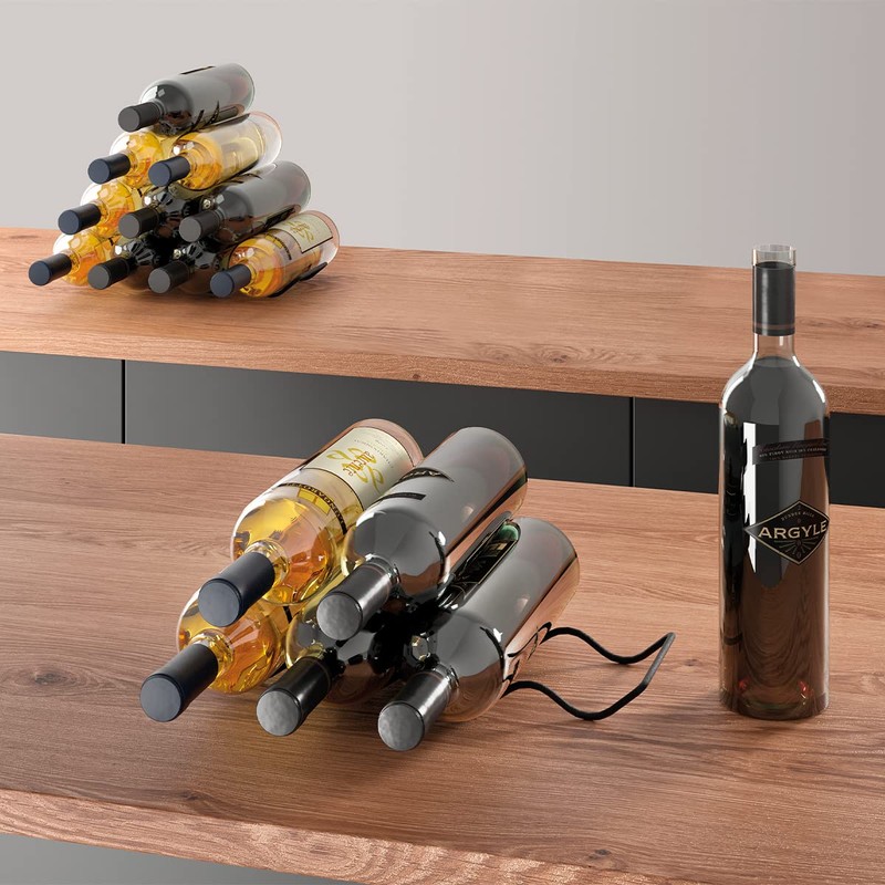 Metaltex Wave20 382920000 Lava Bottle Rack Set of 2 11