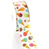 1.5" Sprinkle Ice Cream Cone Grosgrain Ribbon 5 Yards