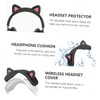 Operitacx Adorable Cat Ear Headband Cover for Headset Beam Protector