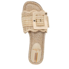 Sam Edelman Womens Bambi Slide Sandal, Natural, 8