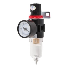 Pneumatic Filter Regulator Air Treatment Unit Water Separator Trap with Pressure Gauge AFR2000