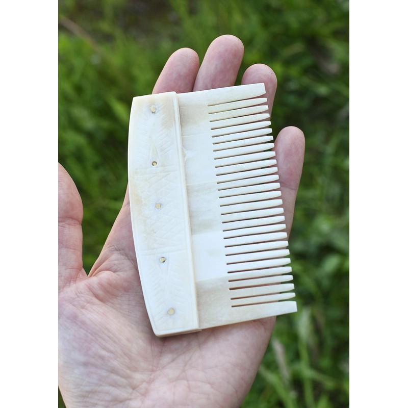 Battle-Merchant Bone comb, early medieval - medieval comb made of